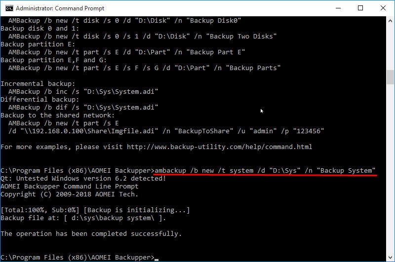 How to Use WBAdmin Backup Command for System Backup?