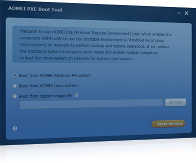 AOMEI PXE Boot Free 1.5