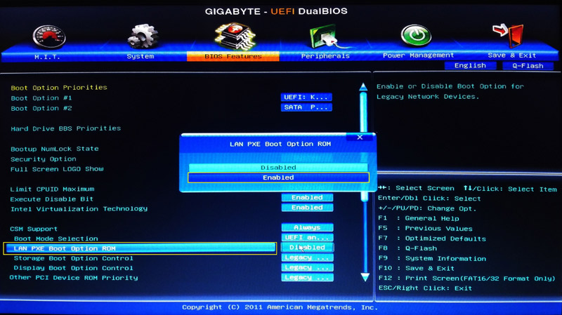 U.S. dollar Lima homosexual How to enable Network Boot or PXE Boot in BIOS