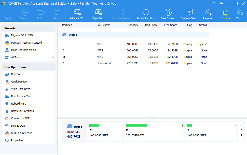 aomei partition assistant standard edition 6.0