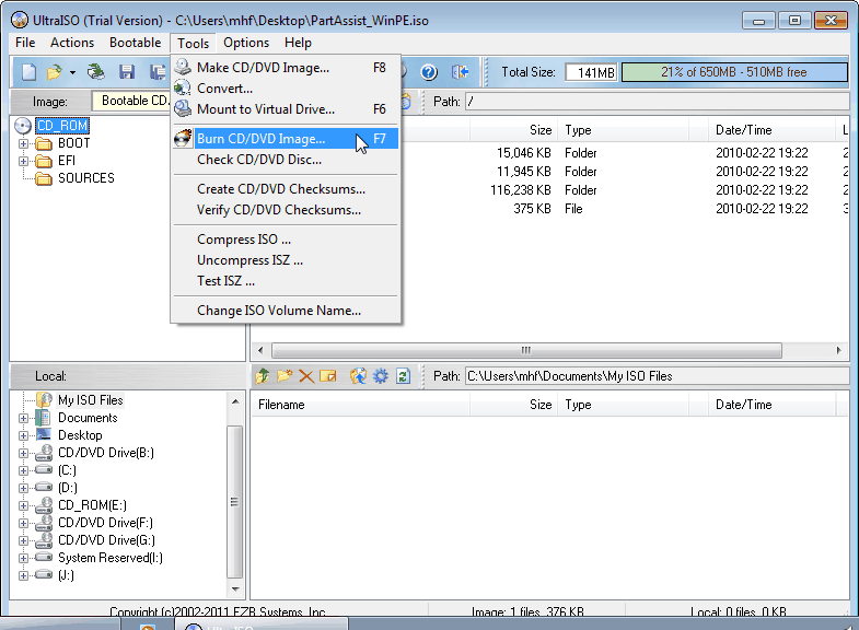 free iso burner that can compress iso free iso burner that can compress iso