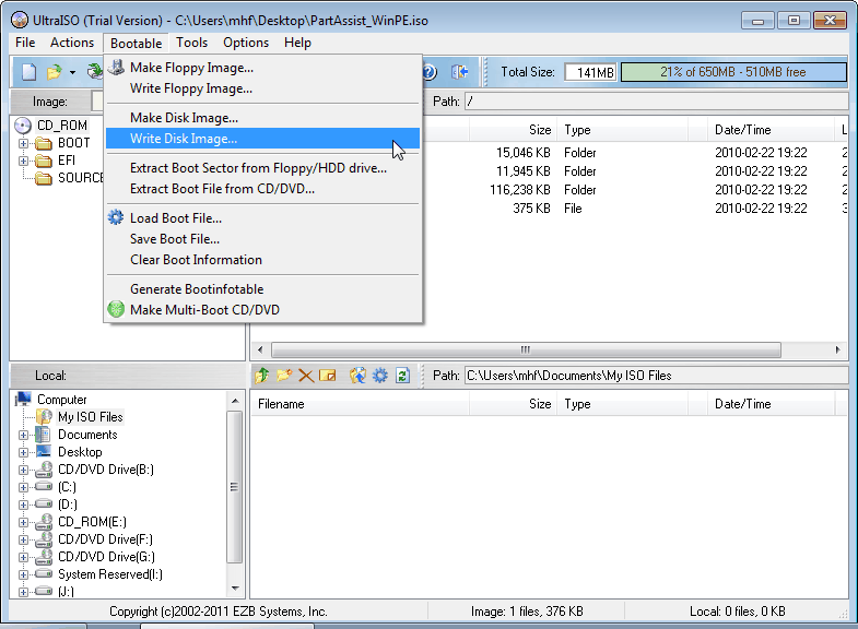 How to Burn ISO File to Disc or Flash Drive