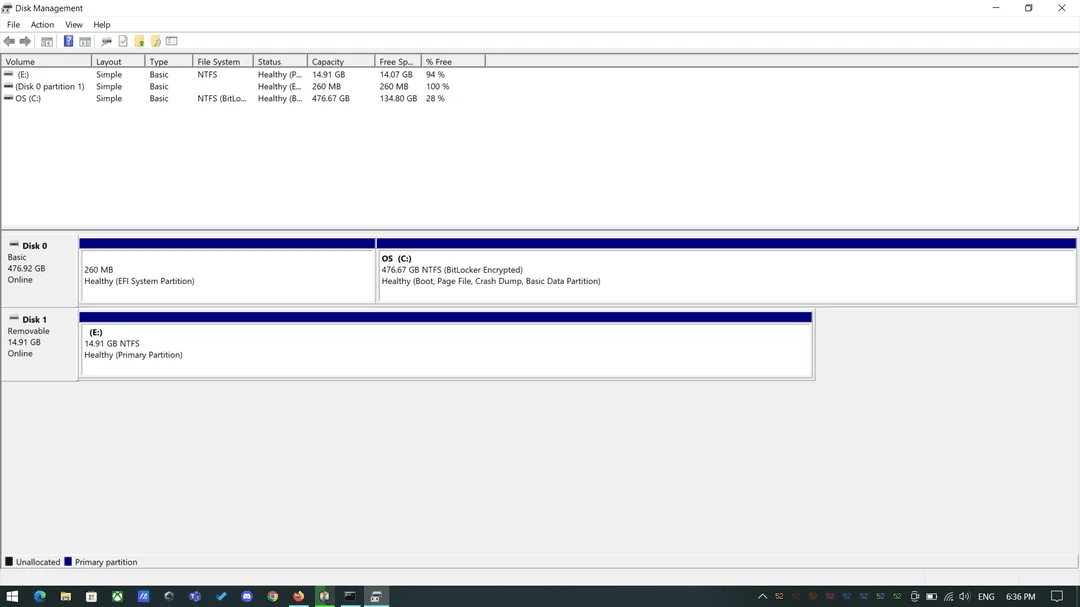 efi system partition