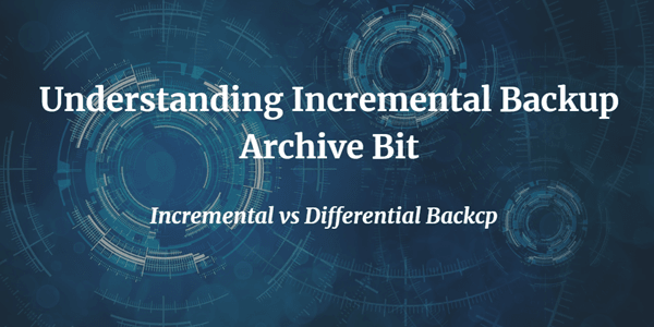 backup archive bit