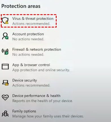 virus threat protection