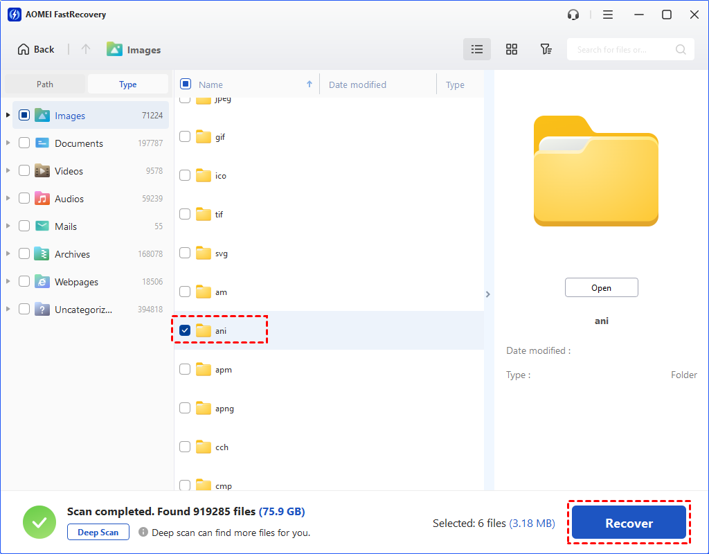 How to Recover Deleted ANI Files (5 Ways)