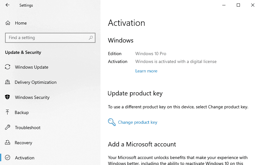 windows 10 is actived