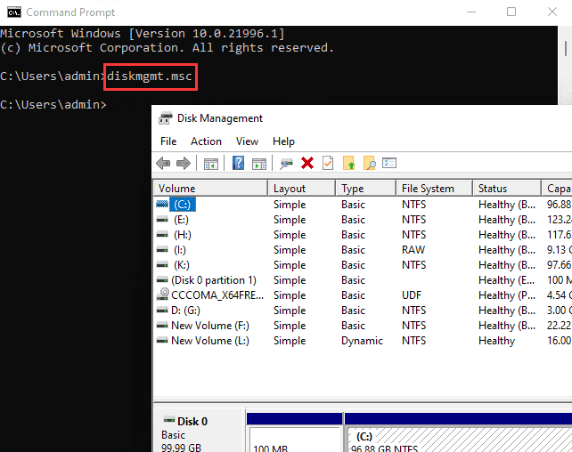 cmd diskmgmt
